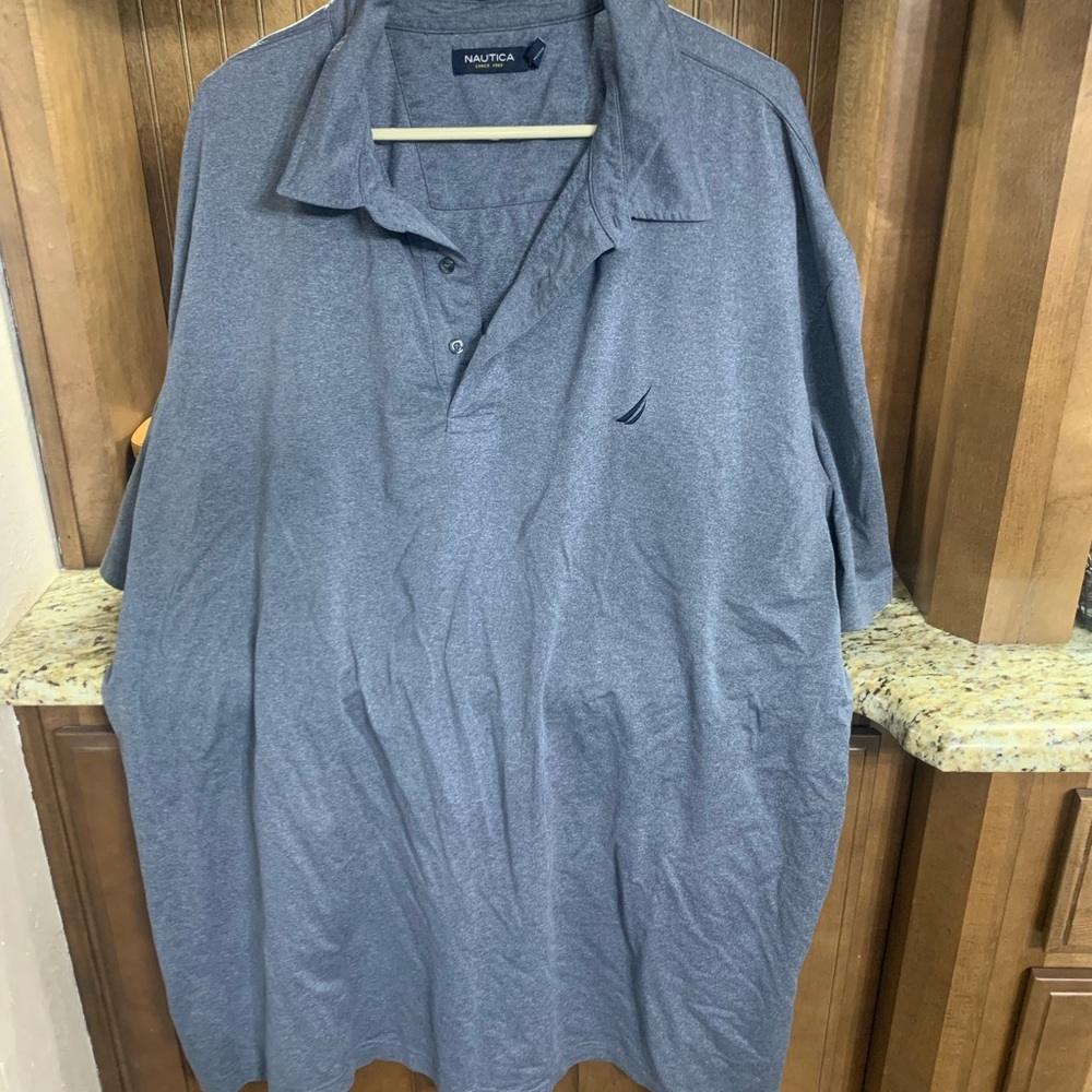 Nautica 3xl tall polo shirt Dri-fit material